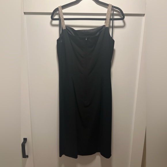 Vintage Morton Myles LBD with Swarovski crystal straps - Picture 3 of 5